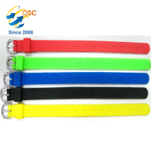 hot sales adjustable punch silicone wristband